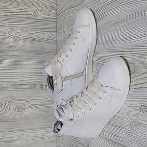 Skechers White High-Top Sneakers